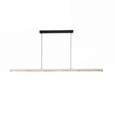 Modern Linear Island Light with Adjustable Hanging Length for Dining Room