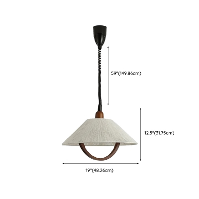 Modern Metal Pendant Light Fixture Adjustable Hanging Length Pendant