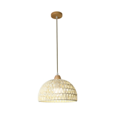 Scandinavian Bowl Dining Room Pendant Light with Adjustable Hanging Length