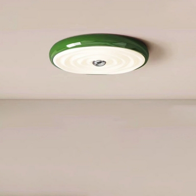 Scandinavian Flush Mount Ceiling Light with Integrated Led for Children's Room