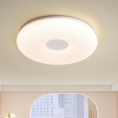 Modern Metal Living Room Flush Mount Ceiling Light with Led Light Source