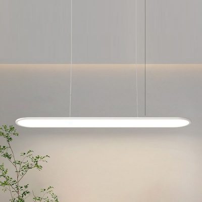 Modern Adjustable Hanging Length Dining Room Island Light with Integrated Led