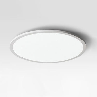 Circular Direct Wired Electric Minimalist Aluminum Flushmount Ceiling Light Fixture for Living Room