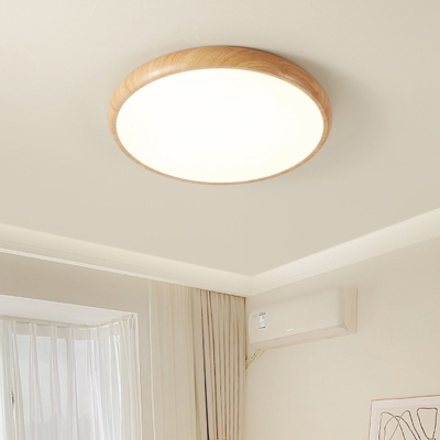 Circle Trendy Direct Wired Electric Surface Mount Ceiling Lamp in Iron for Living Room