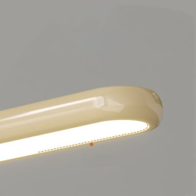 Modern Adjustable Hanging Length Island Light Fixture with Acrylic Shade
