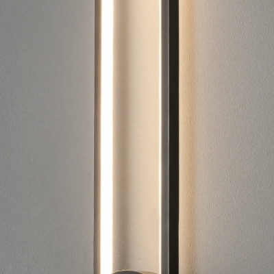 Contemporary Metal Bedroom Wall Light Fixture with Integrated Led