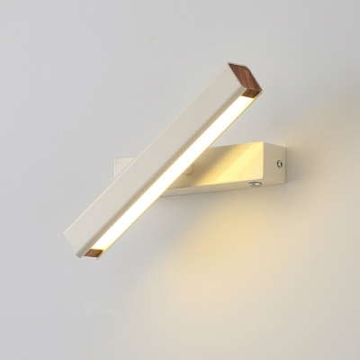 Modern 1-Light Bedroom Wall Light Fixture with Integrated Led