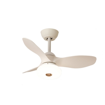 Modern Remote Control Stepless Dimming Ceiling Fan with Integrated LED Light