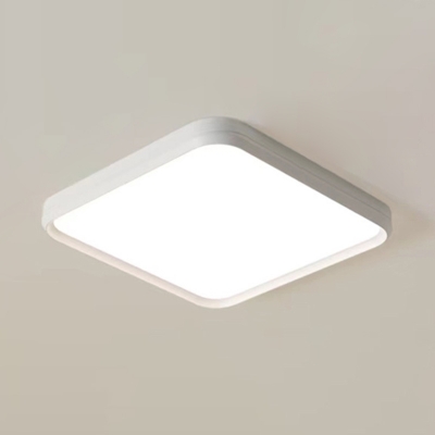 1 Light Modern Aluminum Flat Mounted  Ceiling Sconce with Direct Wired Electric for Living Room