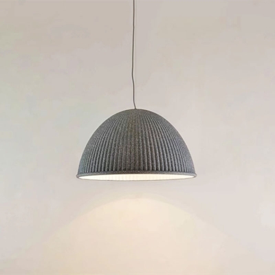 Modern Customizable Hanging Length Dome Ceiling Light for Residential Use with Resin Shade