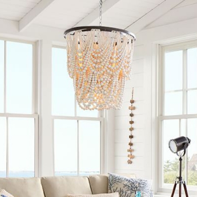 3 Lights Light Chandelier  with Metal Fixture in a Modern Style, Adjustable Height