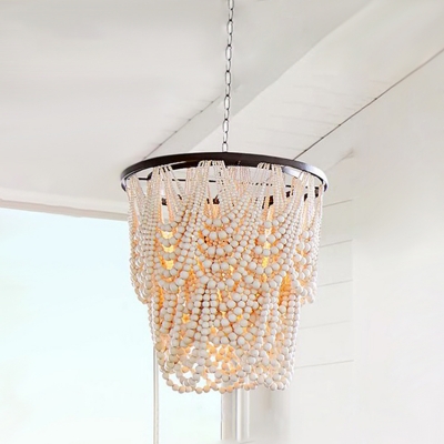 3 Lights Light Chandelier  with Metal Fixture in a Modern Style, Adjustable Height