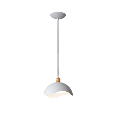 Chalk Fixed Wiring Adjustable Suspension Length Pendant Lighting Adapted for Led Light in Metal for Residential Use in a Casual Style