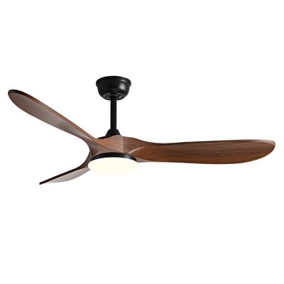 Scandinavian Metal Living Room Ceiling Fans with Acrylic Shade