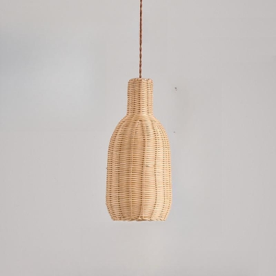 Residential Use Direct Connection Led & Incandescent/ Fluorescent Pendant with Cane Cover & Customizable Hanging Length Thread