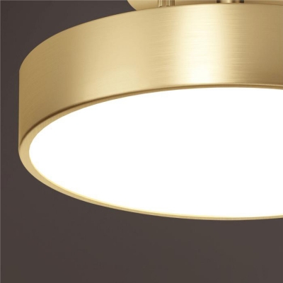 1 Light Tube-shaped Object  Semi Flush Lucite Shade Flush Mount Light Adapted for Led Light Fixture in a Modern Simple Style