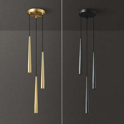 Residential Use Metal Direct Connection Led Light Fixture Ceiling Light, Tailorable Hanging Length