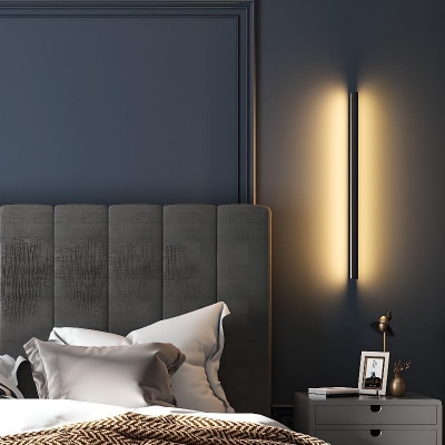 1 Light Direct-wired Linear Ambient Wall Sconce for Residential Use & Indoor in a Modern Style