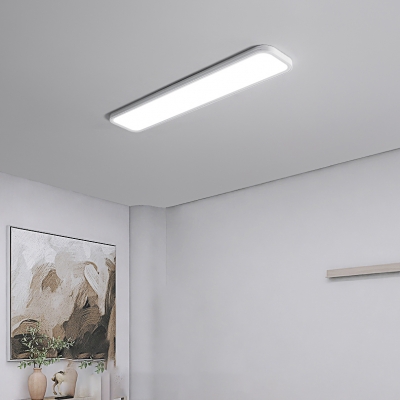 1 Light Chalk Shade Direct Connection Ceiling Lamp with Metal Fixture Adapted for Led Light Fixture for Residential Use