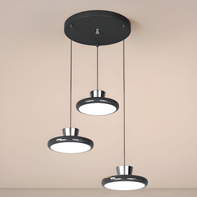 Polymethyl Methacrylate (pmma) Enclosure Versatile Hanging Length Pendant Lamp for Residential Use Adapted for Led Light in a Modern Style
