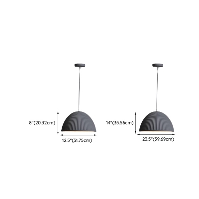 Resin Enclosure Fixed Wiring Vaulted Pendant Light Adapted for Led & Incandescent/ Fluorescent, Tailorable Hanging Length