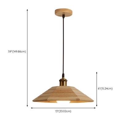 Modern Adjustable Suspension Length Hardwired Pendant Lamp Adapted for Led & Incandescent/ Fluorescent with Shade for Residential Use, Lumber Cover