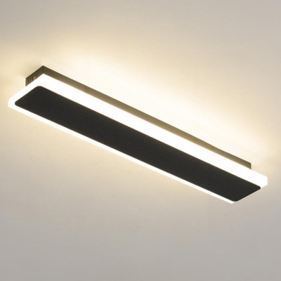 1 Light Linear Ambient Wall Sconce for Indoor with Polymethyl Methacrylate (pmma) Shade for Residential Use in a Modern Style