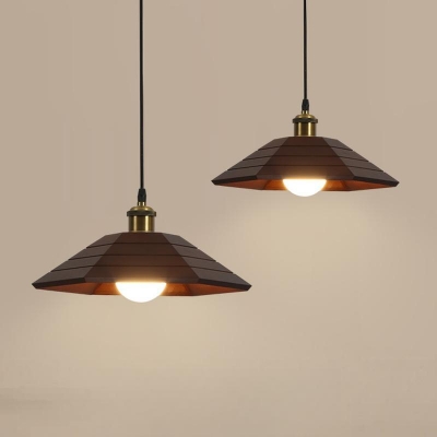 Modern Adjustable Suspension Length Hardwired Pendant Lamp Adapted for Led & Incandescent/ Fluorescent with Shade for Residential Use, Lumber Cover