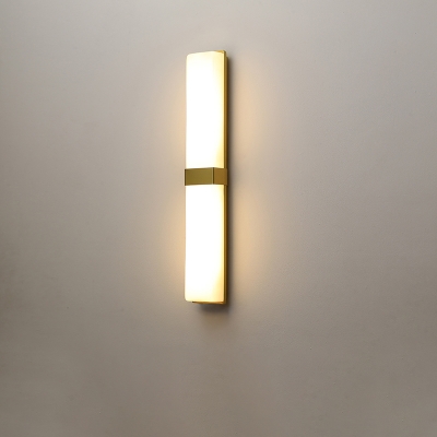 2 Lights Ambient Wall Sconce for Outdoor with Vitreous Shade in a Modern Style, Direct-wired
