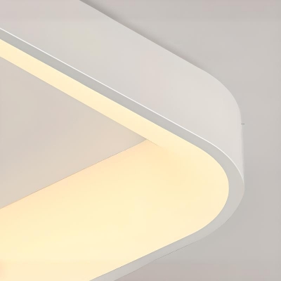Chalk Shade Alloy Flush Mount Ceiling Light 1 Light Adapted for Led Light Fixture Residential Use