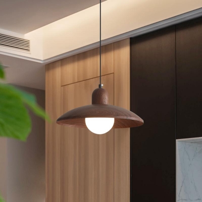 Modern White Glass Dish Ceiling Light with Adjustable Hanging Length for Bedroom