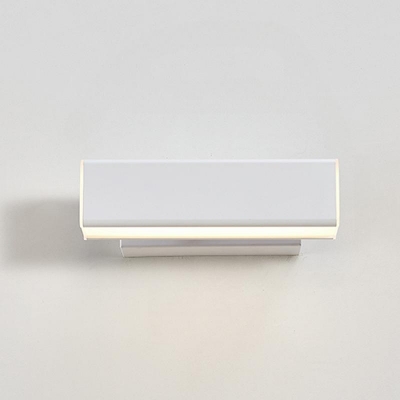 Integrated LED Alloy Wall Light with Polymer Shade, Hardwired