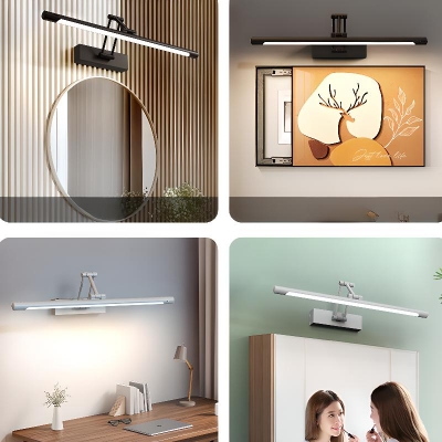 Alloy Led Light Fixture Strip Stretchable Ambient Vanity Light