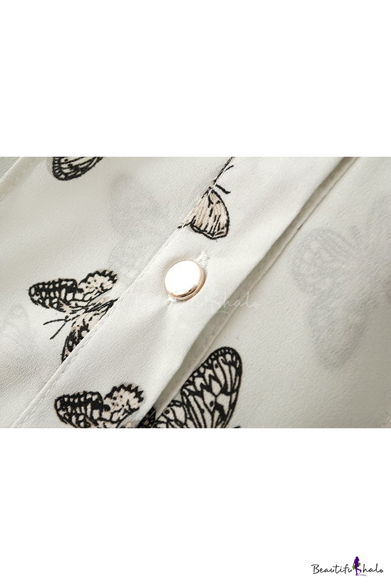 butterfly button up