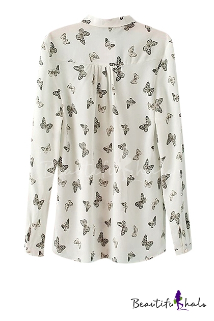 butterfly button up