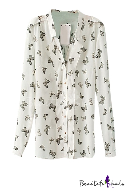 butterfly button up