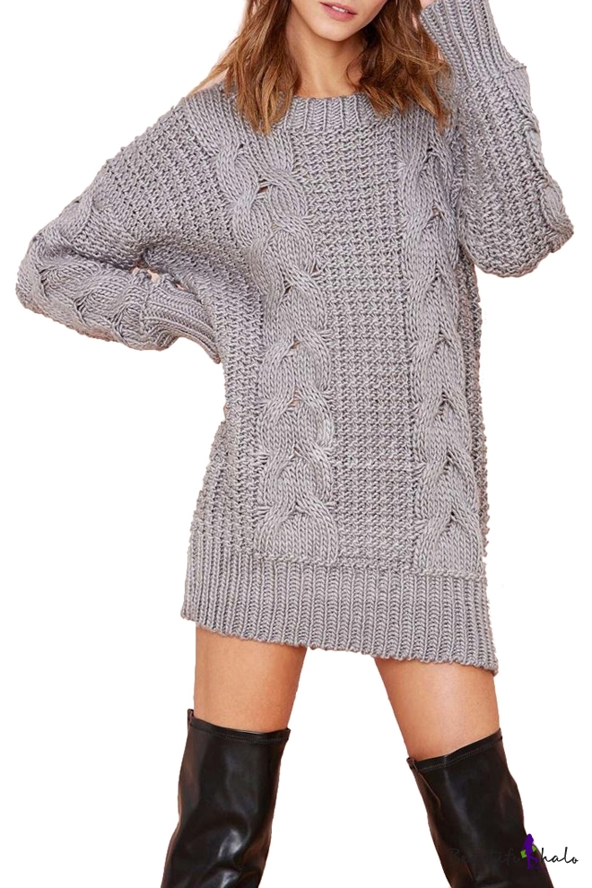 knitted loose dress