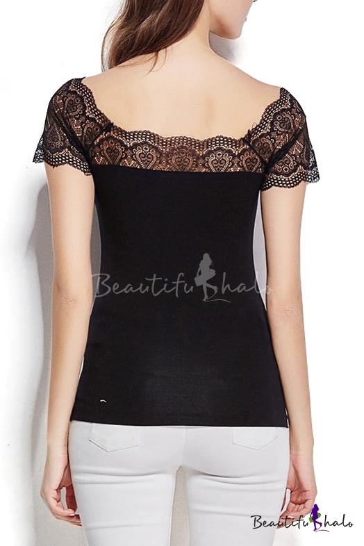 tight neckline t shirt