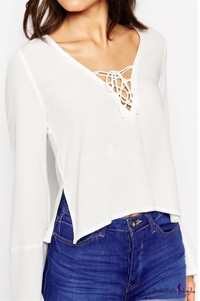 split long sleeve shirt