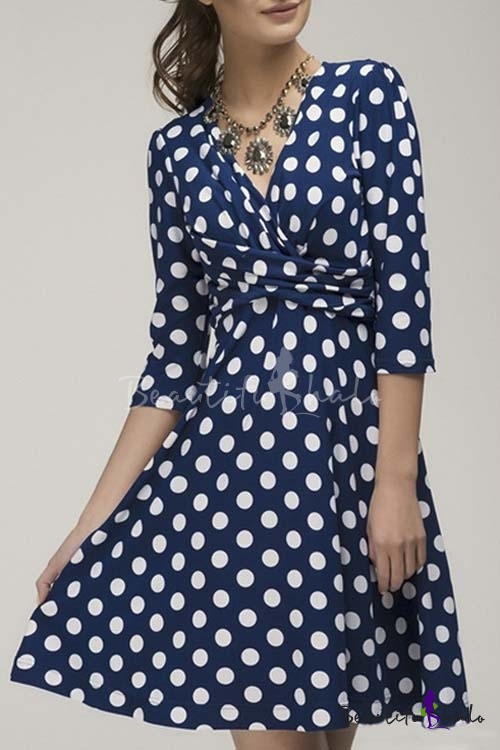 1920s polka dot dress