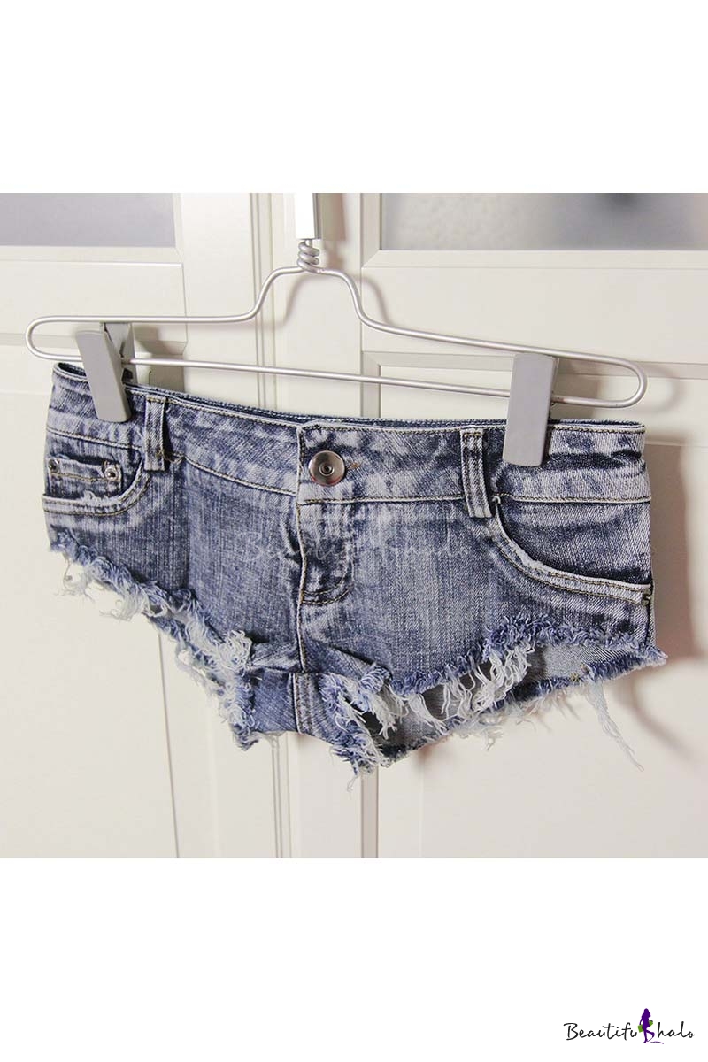 Sexy Cut Off Low Waist Women Denim Jeans Shorts Short Mini Hot Pants 1997