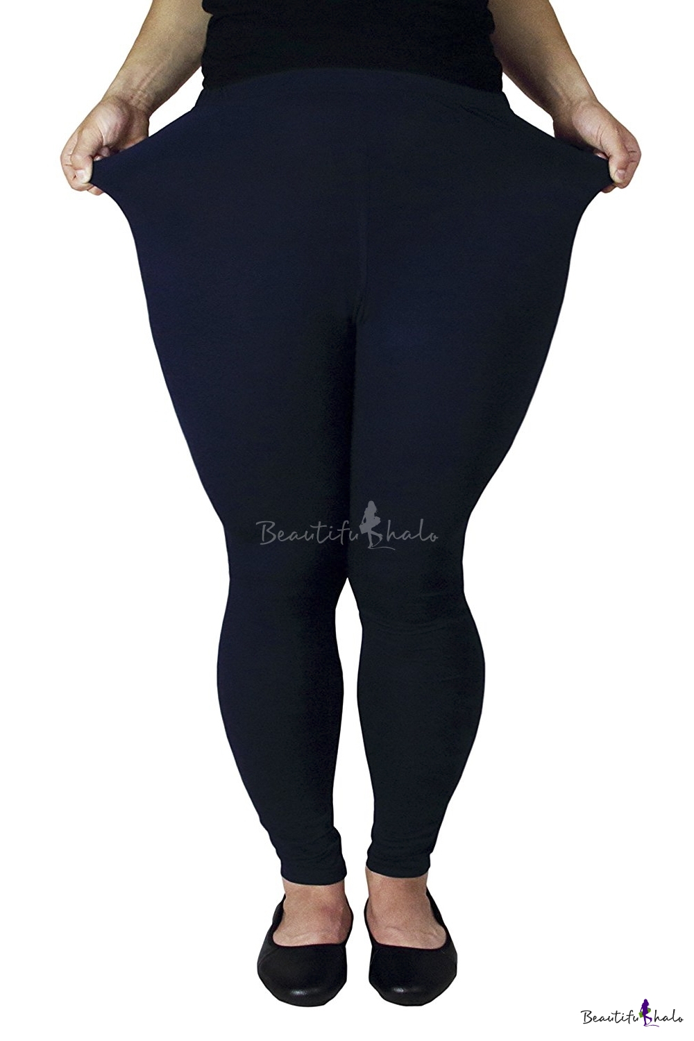 Women's Plus Size Summer Lightweight Breathable Full Length Leggings ...