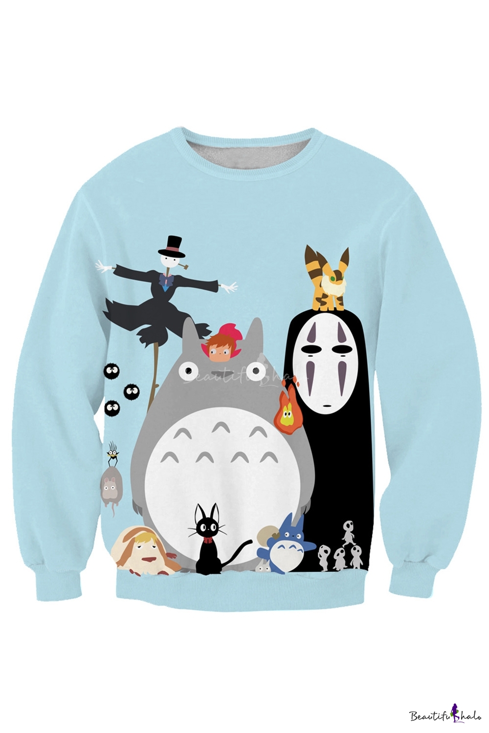 cartoon print sweatshirt