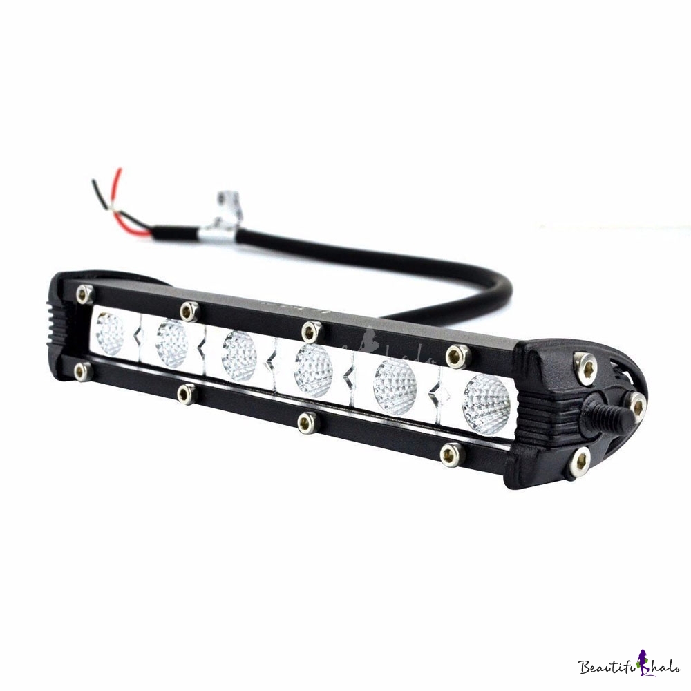4WD 7INCH 1800W CREE LED Work Light Bar Flood Driving Off-Road Tractor SUV Truck