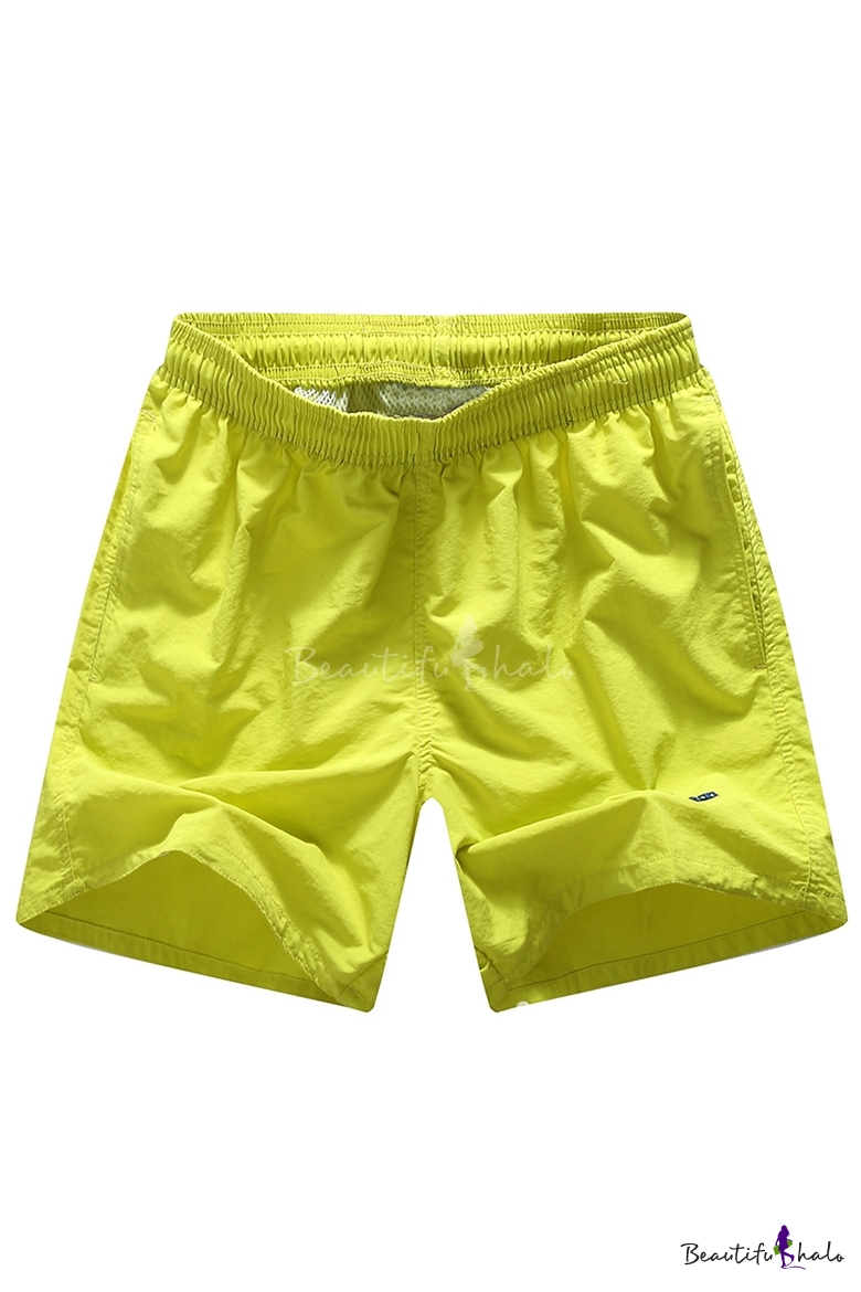 bright swim trunks