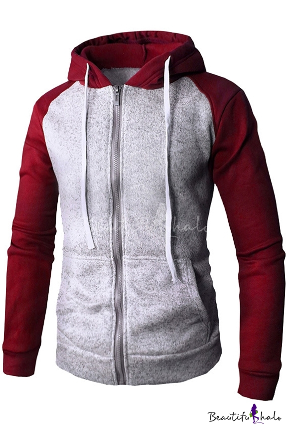 raglan hoodie zip