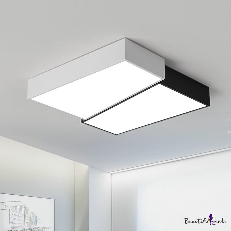 Free Conbimation Modern Ceiling Fixture Metal Acrylic 24 32w Trapezoid Led Lighting Flush Mount Geometric Led Lamp Can Be Spliced Suitable For Office