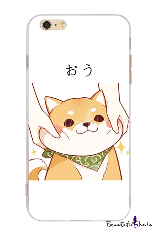 Japanese Cartoon Dog Printed Mobile Phone Cases for iPhone -  