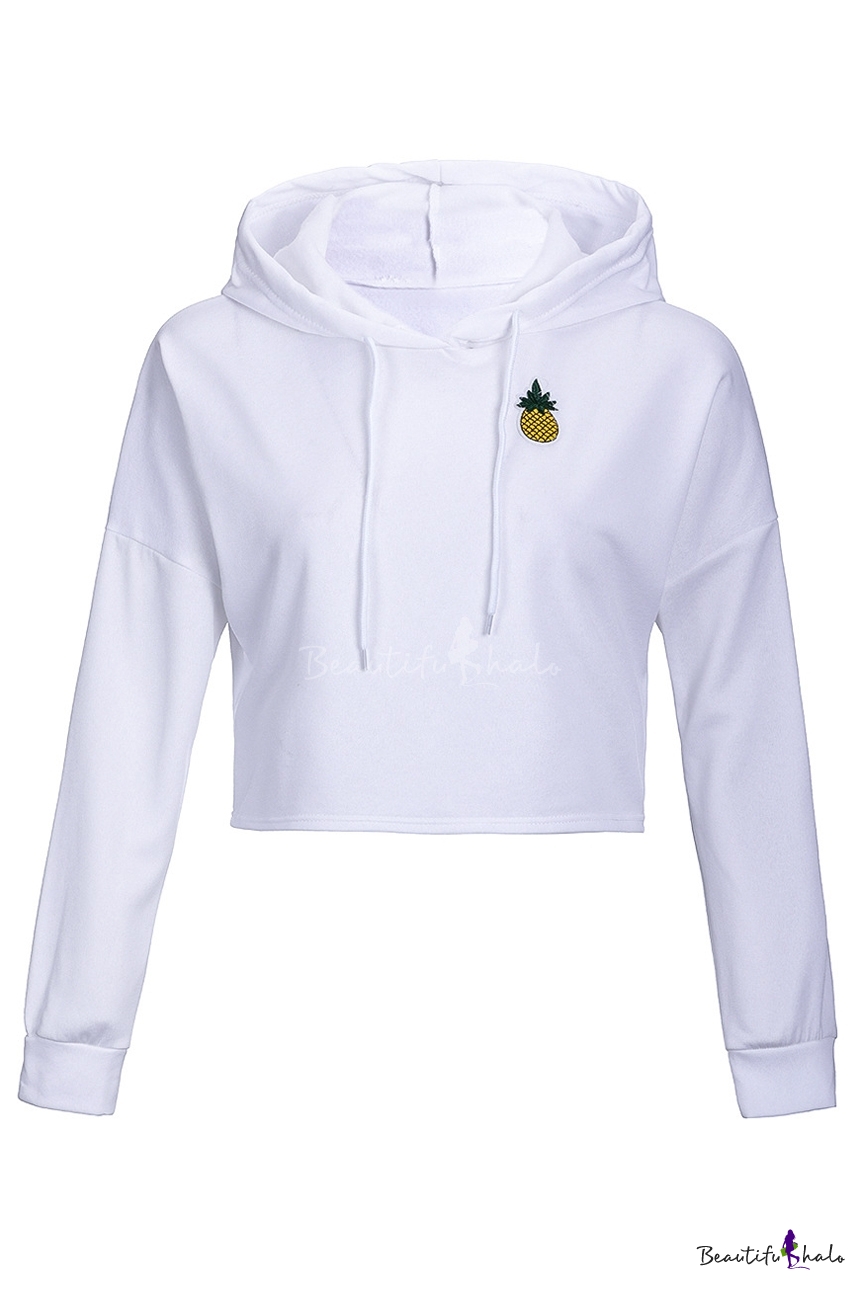 pineapple longline hoodie