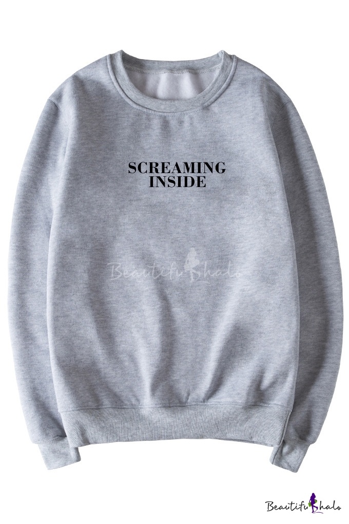 screaming inside hoodie